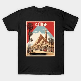 Cairo Egypt Vintage Poster Tourism T-Shirt